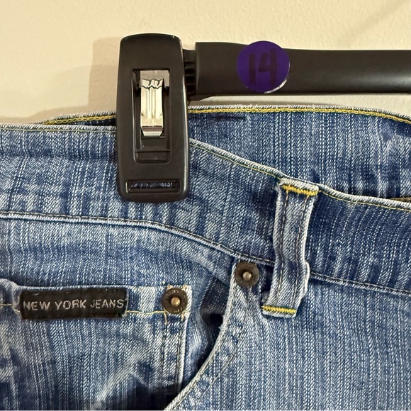 New York and Company Blue Denim Boyfriend Jeans Size 14 with 29” inseam - Picture 2 of 6